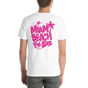 Miami Beach Foil Club Tee - White
