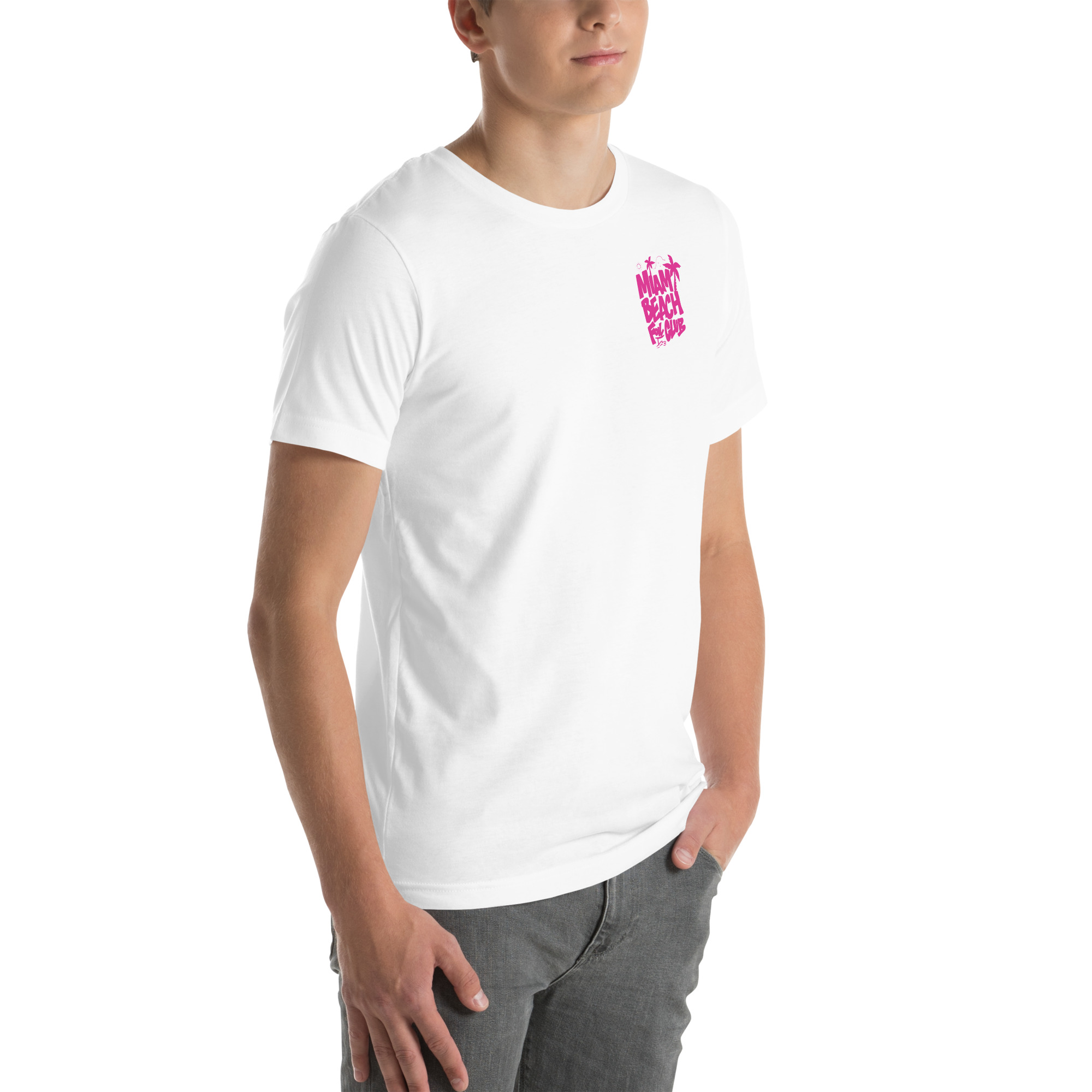 Miami Beach Foil Club Tee - White - Image 11